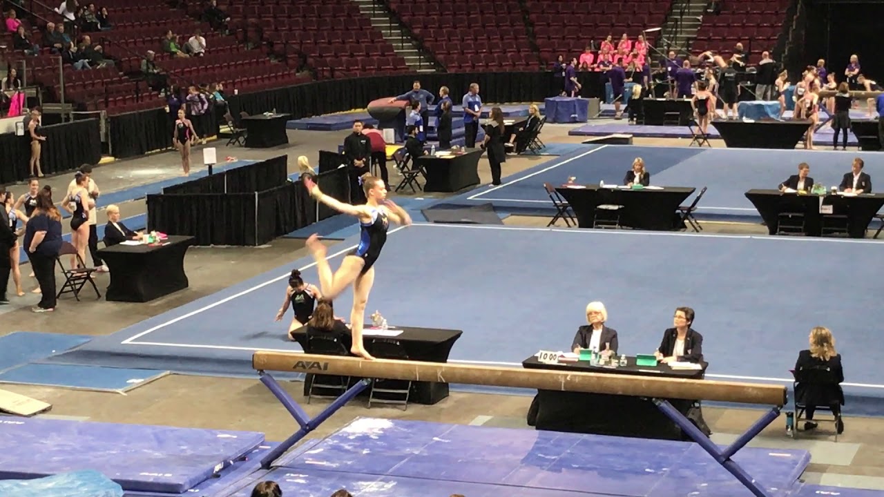 Beam, Level 9, 2017 Westerns Samantha Jamison, Class of 2021