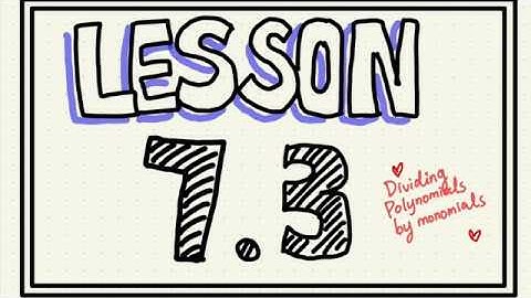 Lesson 7.3 - Math 9 EIA
