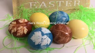 EASTER EGGS without chemicals. How to dye eggs beautifully - Easter 2024 - No chemicals Wealth