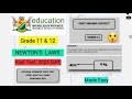 Newton's Laws: Gert Sibande Feb 2023 Physics Test Walkthrough | iCampSA
