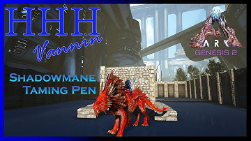 How to Build a Shadowmane Taming Pen, Taming Technique and How to Get it in the Trap - Genesis 2