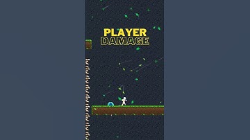 Game dev 5 - player damage #indiegame #itch #gamemaker