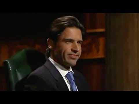 Sean Yazbeck and Donald Trump in The Apprentice Boardroom