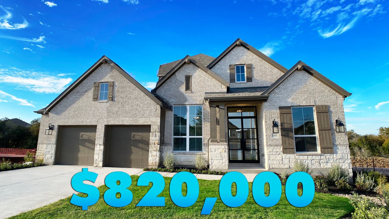 Greenbelt VIEW in Leander, TX 3000+ sq ft 216 plan with Highland