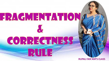 💢♜ 9.FRAGMENTATION & CORRECTNESS RULE IN DDBS💢♜