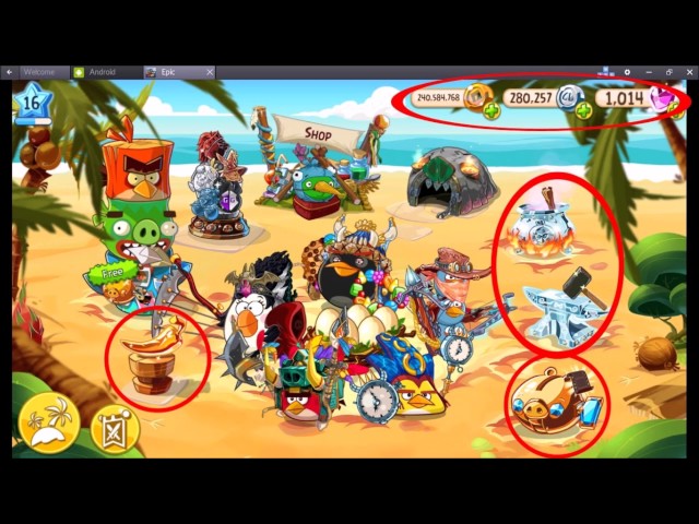 ANGRY BIRDS EPIC MOD APK v3.0.27463.4821 (UNLIMITED MONEY/RESOURCES) TECH  MASTER A 