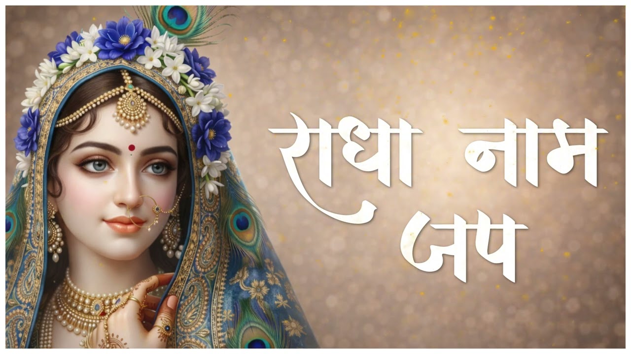 Radha Naam Jap | मन को शांति देने वाला भक्ति जाप | Radha Naam Dhara
