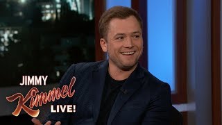 Video thumbnail of "Taron Egerton on Friendship with Elton John & Playing Him in Rocketman"