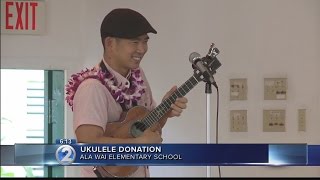Ala Wai Elementary revives music program with Jake Shimabukuro