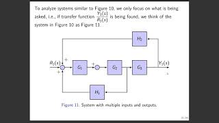 Block diagrams of control systems, Part 2/2