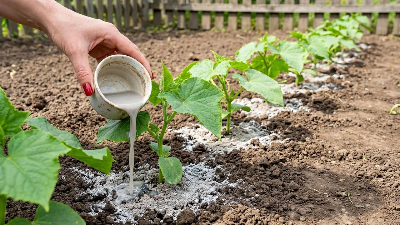 Посадите огурцы таким образом и у вас будет богатый урожай + натуральное удобрение для огурцов.