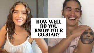 Booboo Stewart & Olivia Culpo Play 'How Well Do You Know Your Co-Star?' | Marie Claire