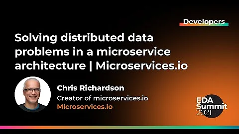 Solving distributed data problems in a microservic...