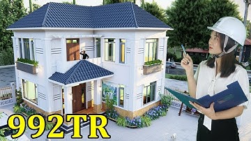 DƯỚI 1 TỶ CÓ NGAY NGÔI NHÀ 2 TẦNG MÁI NHẬT HIỆN ĐẠI, XEM VIDEO ĐỂ BIẾT CHI TIẾT THIẾT KẾ