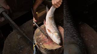 Rohu Fish Cutting Skills 🔥 Huge Rohu Fish Cleaning &amp; Processing #fishvideo