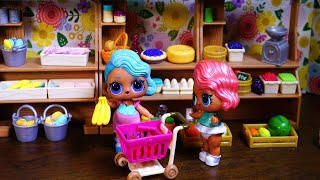 Lol Surprise Dolls Go Shopping For Barbie
