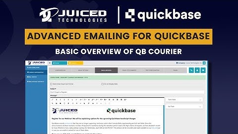 Advanced Emailing for Quickbase | Courier for Quickbase Overview | Office Hours (2/1/23)