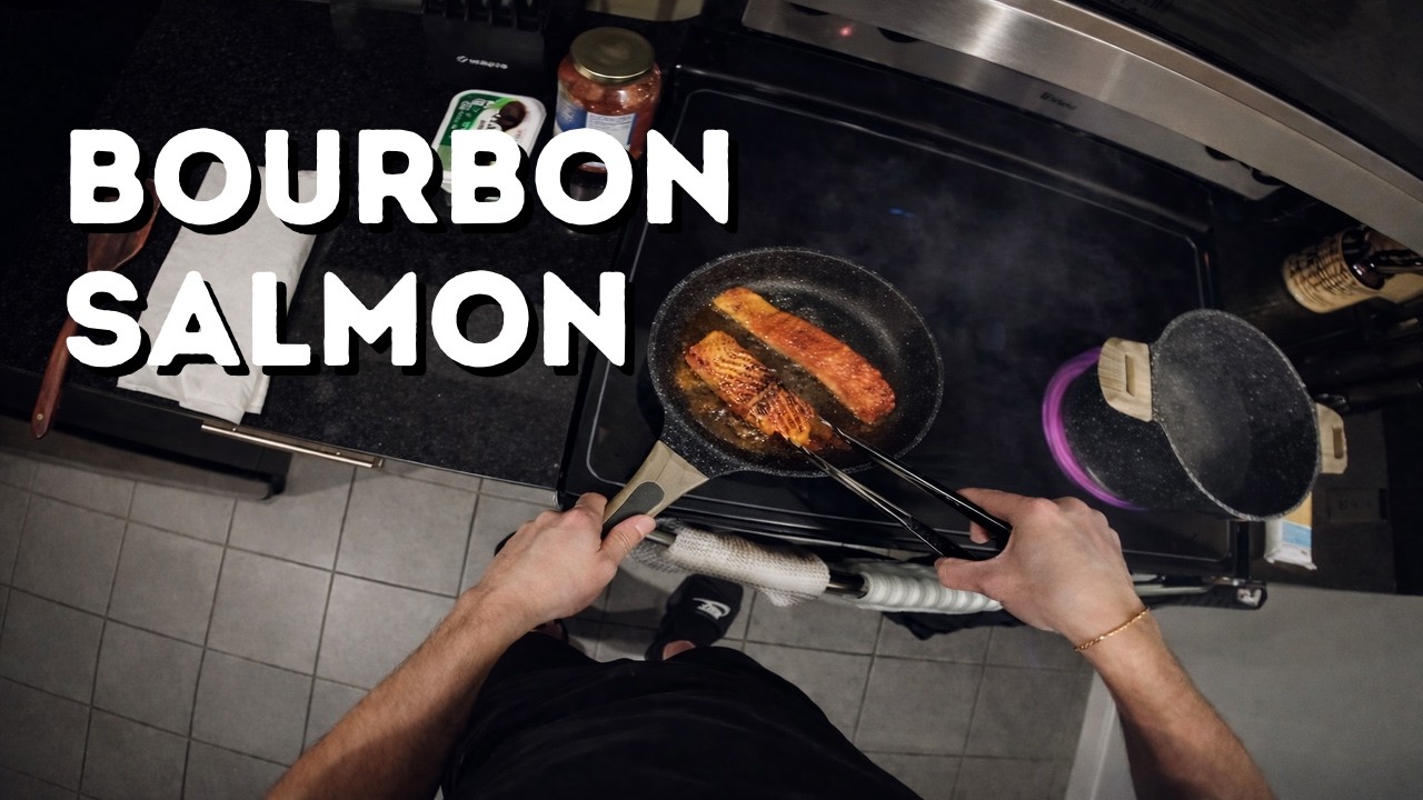 Bourbon Salmon & Bucatini Pasta | Cooking POV