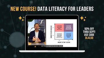 NEW COURSE! Data Literacy for Leaders