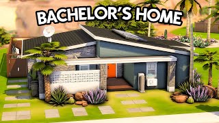 Mid-Century Modern Home 🏜️ The Sims 4 Save File Speed Build  | No CC