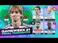 MAN CITY 🆚 PALACE UPDATE 🤔 FPL FINAL THOUGHTS GAMEWEEK 31 🔥 | Fantasy Premier League Tips 2025/26