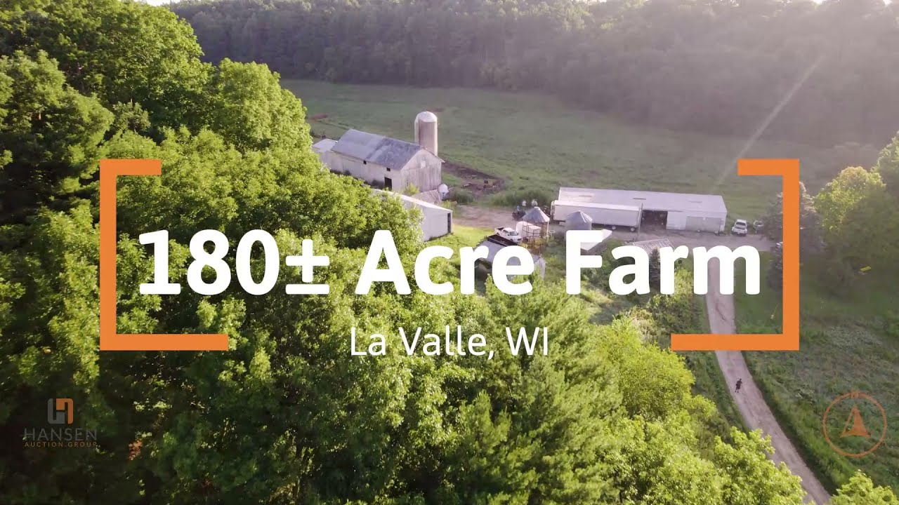 180± Farm, Buildings, Tillable & Recreational Acreage La Valle, WI