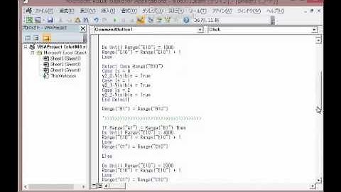 ex2010 007 rn　VBA　マクロ　ゲーム作成