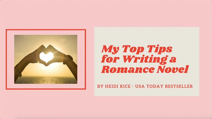 Heidi Rice's Top Tips for Writing Romance Fiction