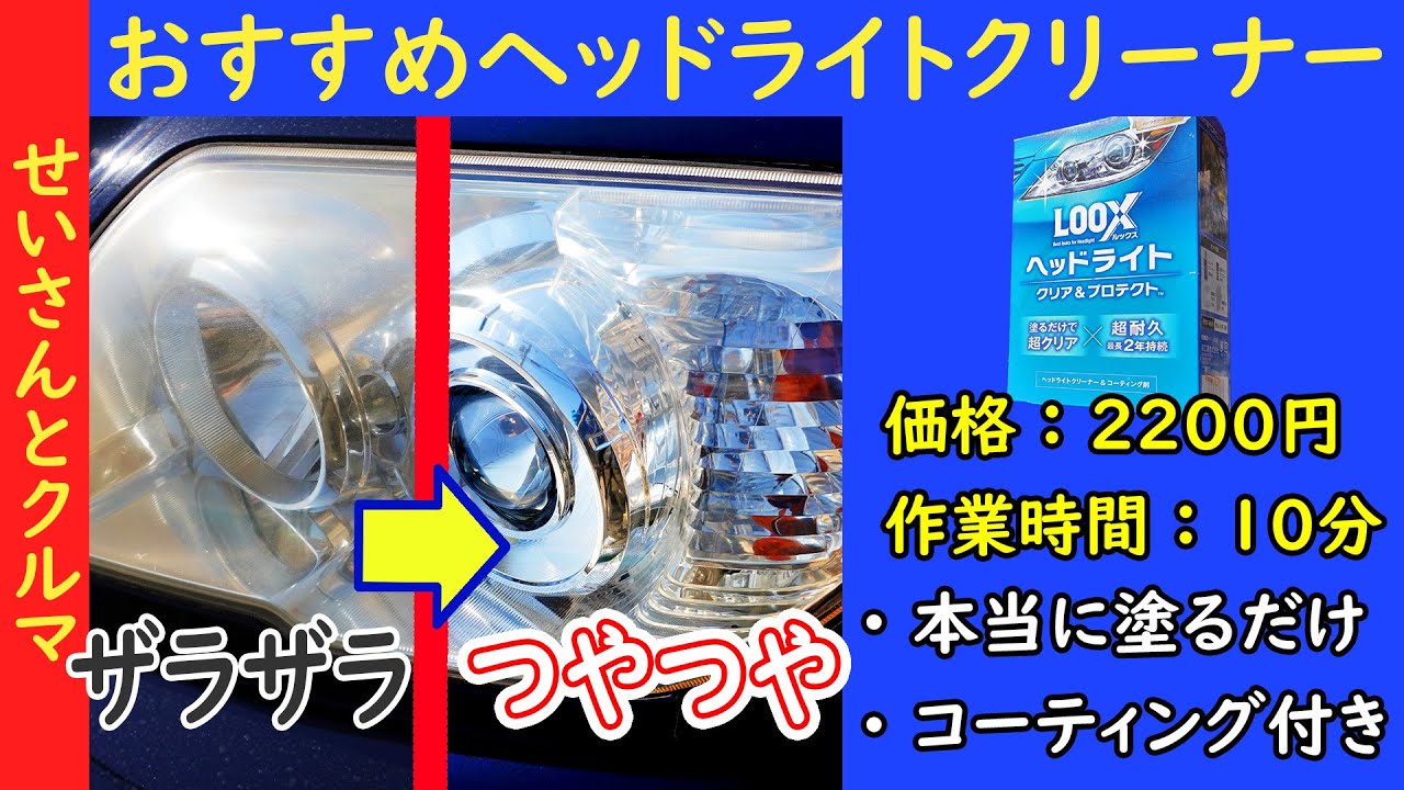 イタルックス　ライト Get your headlights sparkling in just 10 minutes! A detailed
