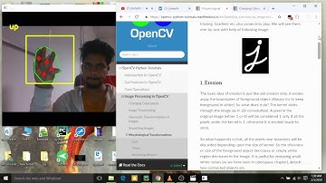 Control Your Computer Screen with Hand Gesture Recognition by using opencv python and Pyautogui