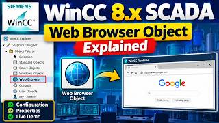 WinCC Web Browser Object Explained | WinCC 8.x SCADA Tutorial