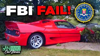 The FBI crashed a Ferrari F50!