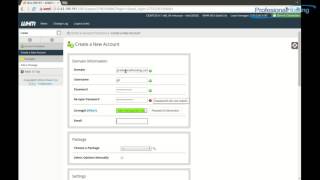 Creacion De Cuenta Desde Whm