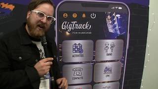 Gigtrack Organizer App For Bands And Musicians at NAMM 2020 | MikesGigTV screenshot 5