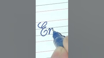End in cursive writing #cursivewriting #handwriting #calligraphy #shorts