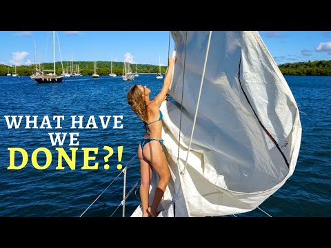Boat Life Ep.13 Risky FAIL or Experimental Upgrade? Sailing GBU