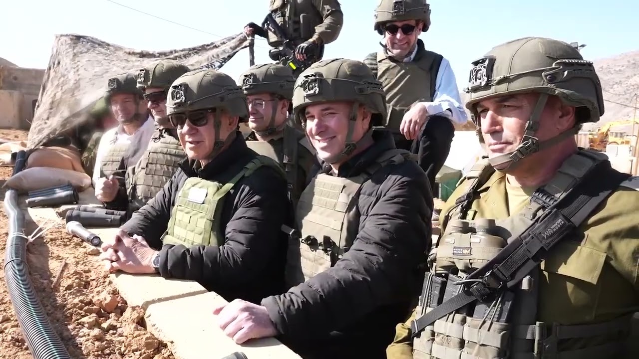 ראש הממשלה בנימין נתניהו בביקור באזור החיץ בסוריה