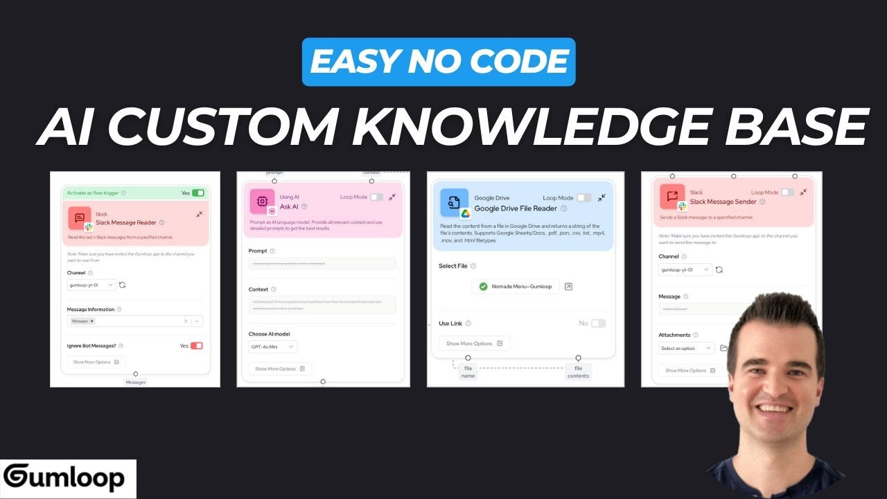 Step-By-Step: Build An AI Agent Custom Knowledge Base with Gumloop ...