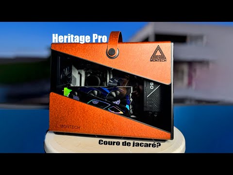 MONTEI UM PC PORTÁTIL? Conheça o gabinete Montech Heritage Pro