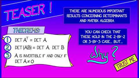 CalcBLUE 1 : Ch. 16.4 : Deeper Results about Determinants
