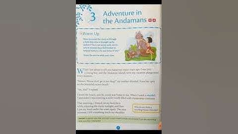 Class 4/ English M.C.B/ Ch 3/ Adventure in the Andamans