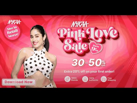 Nykaa Pink Love 2024 Ft. Janhvi Kapoor | Grab Exclusive Offers & Deals | Nykaa - Nykaa Pink Love 2024 Ft. Janhvi Kapoor | Grab Exclusive Offers & Deals | Nykaa