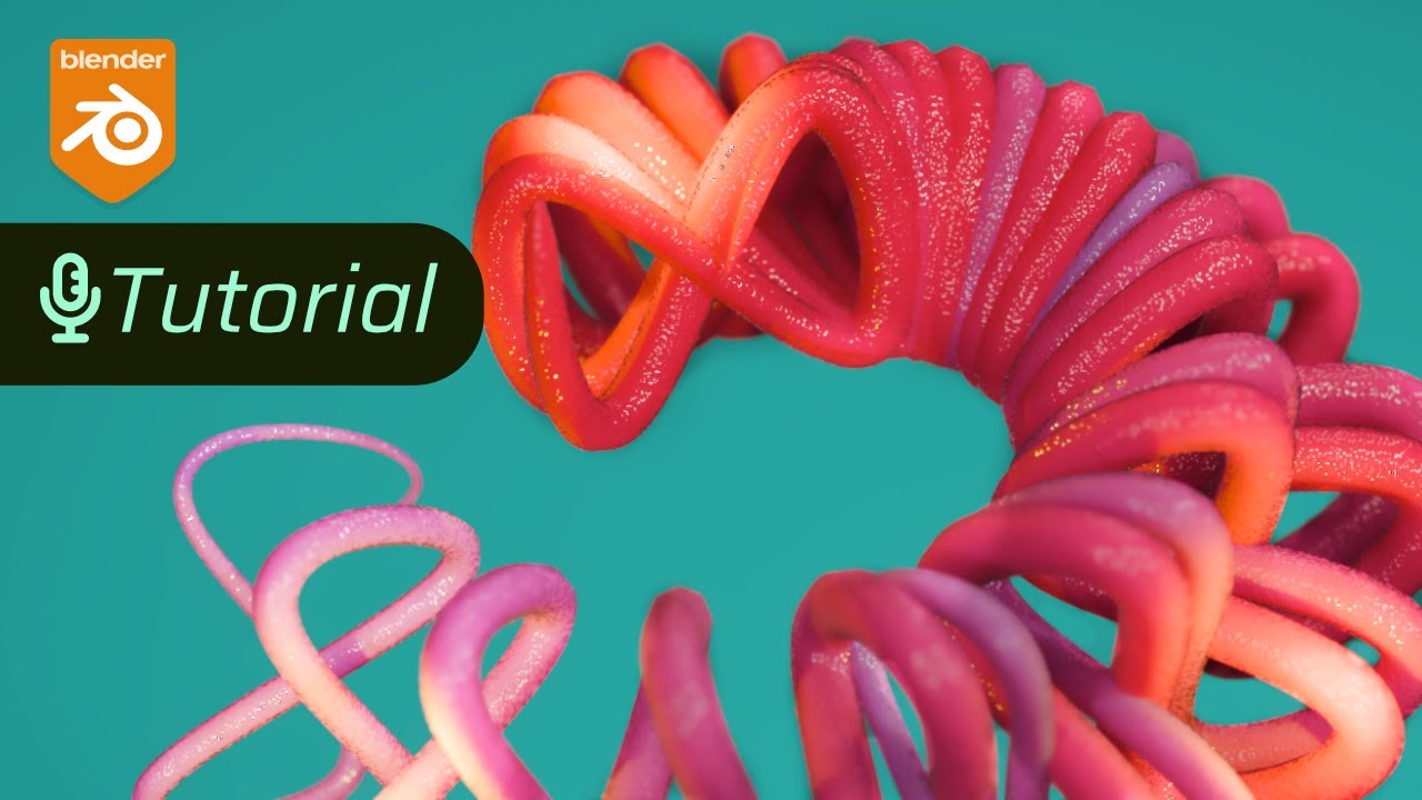 Organic Braids with Node Setup | Blender Tutorial