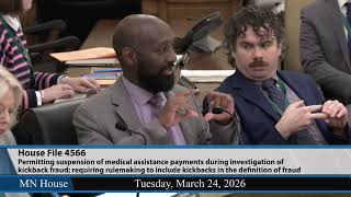 Codify 'kickbacks' in state law 3/24/26