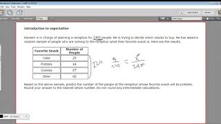 Introduction to expectation