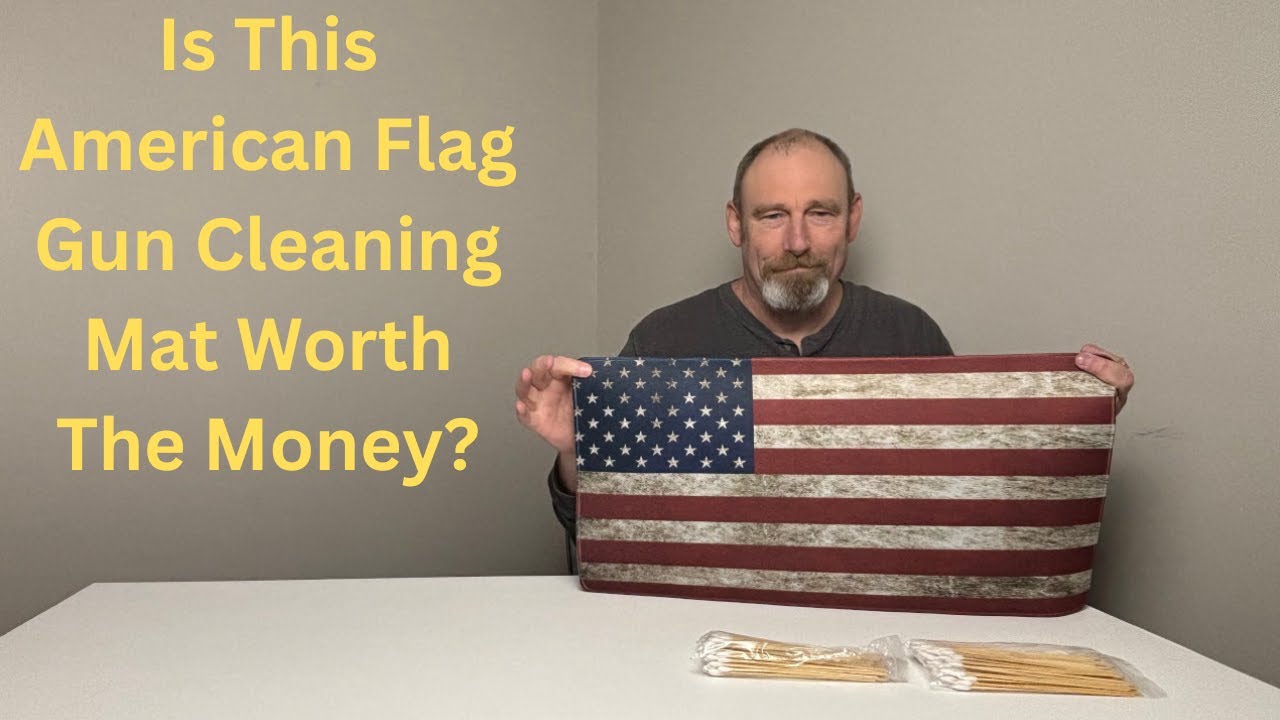 Обзор коврика для чистки оружия Bovpcao 24x12 в цвете «Американский флаг»