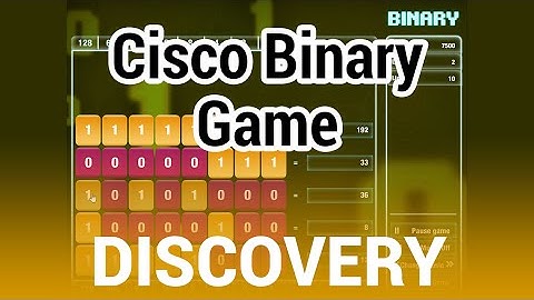 Cisco Binary Game - DISCOVERY
