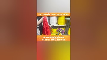 Túi lưới nhựa L80 đựng trứng gà/sanxuattuiluoi.com #shorts