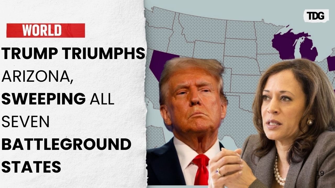 US Elections | Trump triumphs Arizona, sweeping all seven battleground states