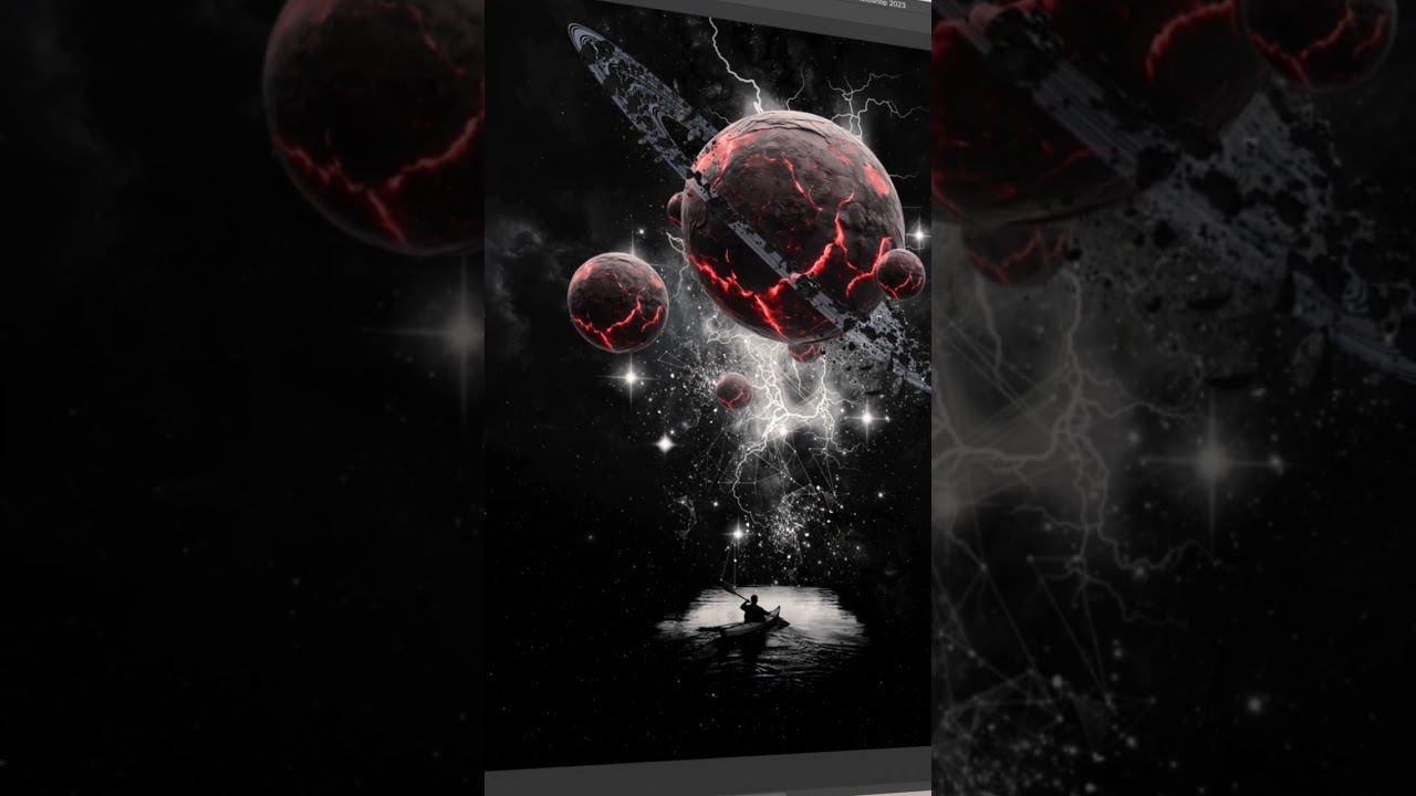 space art  design using @Photoshop 👉Designed by:  @fndigitalart 